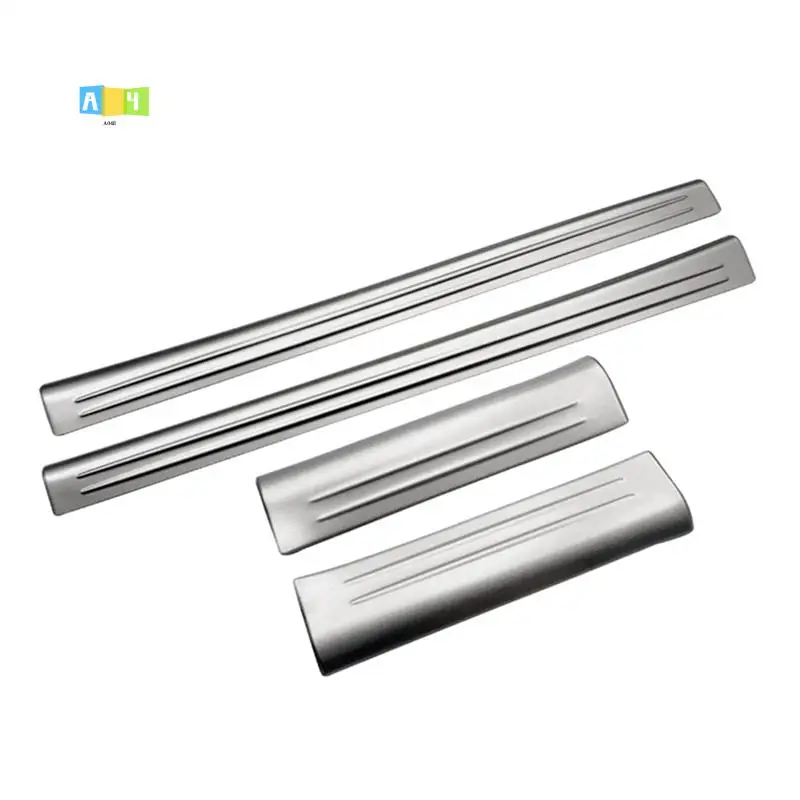 

A04E-4Pcs Front Rear Inner Door Sill Pedal Trim Cover Replacement Accessories For Honda Vezel HR-V HRV 2021-2023 Scuff Plate Sil