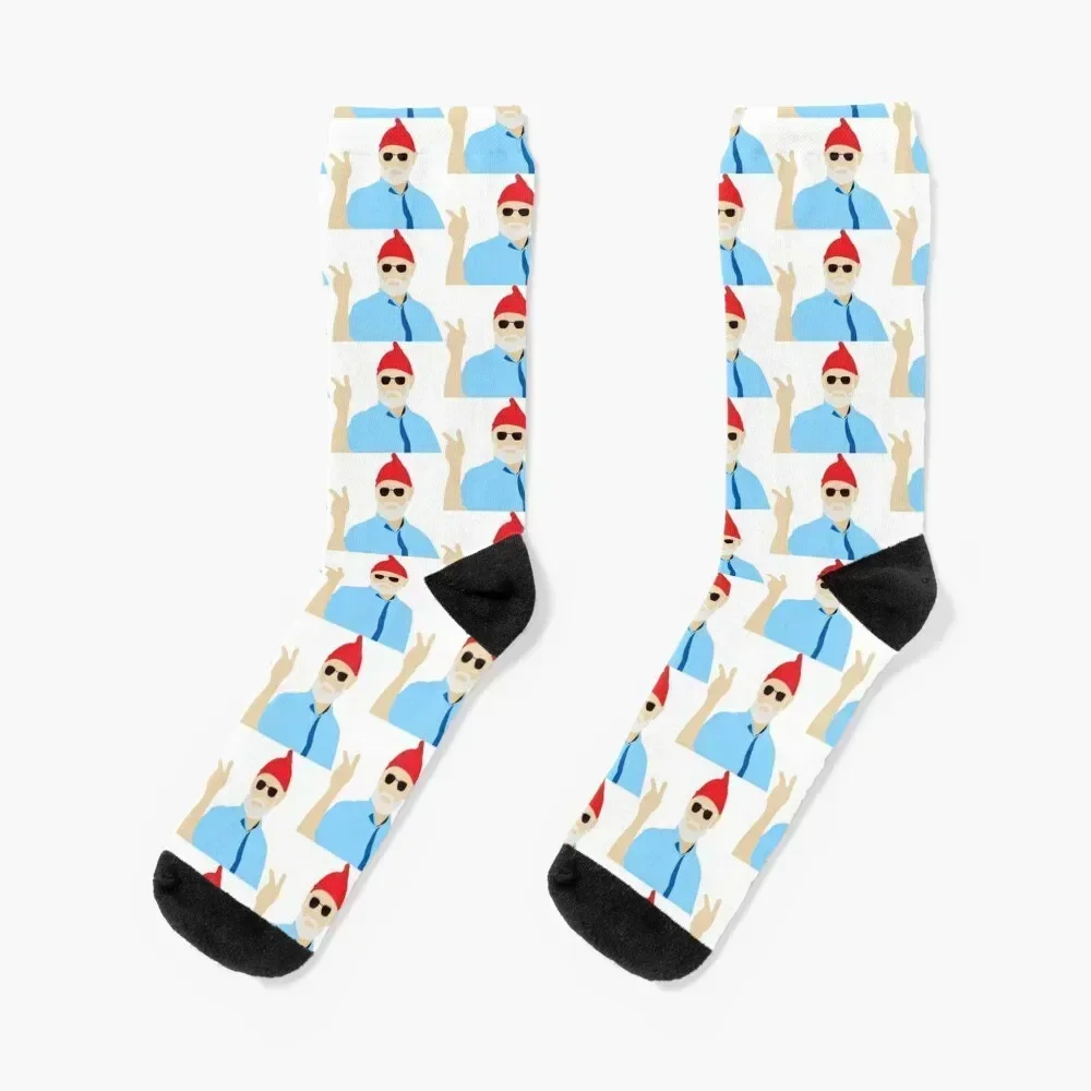

Steve Zissou - The Life Aquatic - Wes Anderson Socks Soccer ankle football Men's Socks Luxury Women's