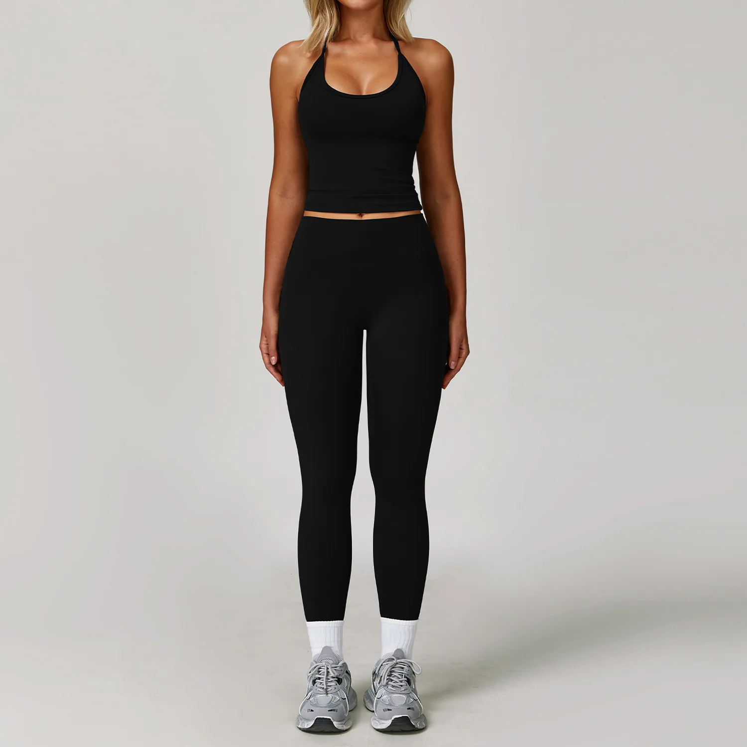 Yoga Clothes Set 2PCS Gym Sports Shorts Set Women Sport Bra High Waist Shorts Fitness Suit Running Workout Tracksuit Sportswear