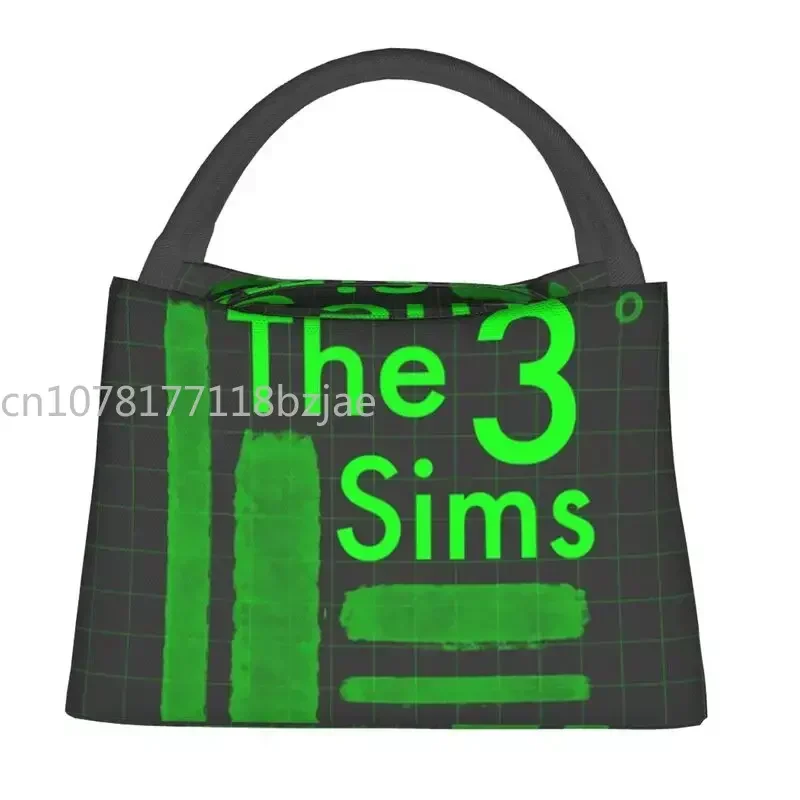 The Sims Plumbob Portable Lunch Boxes for Women Multifunction Video Game Thermal Cooler Food Insulated Lunch Bag