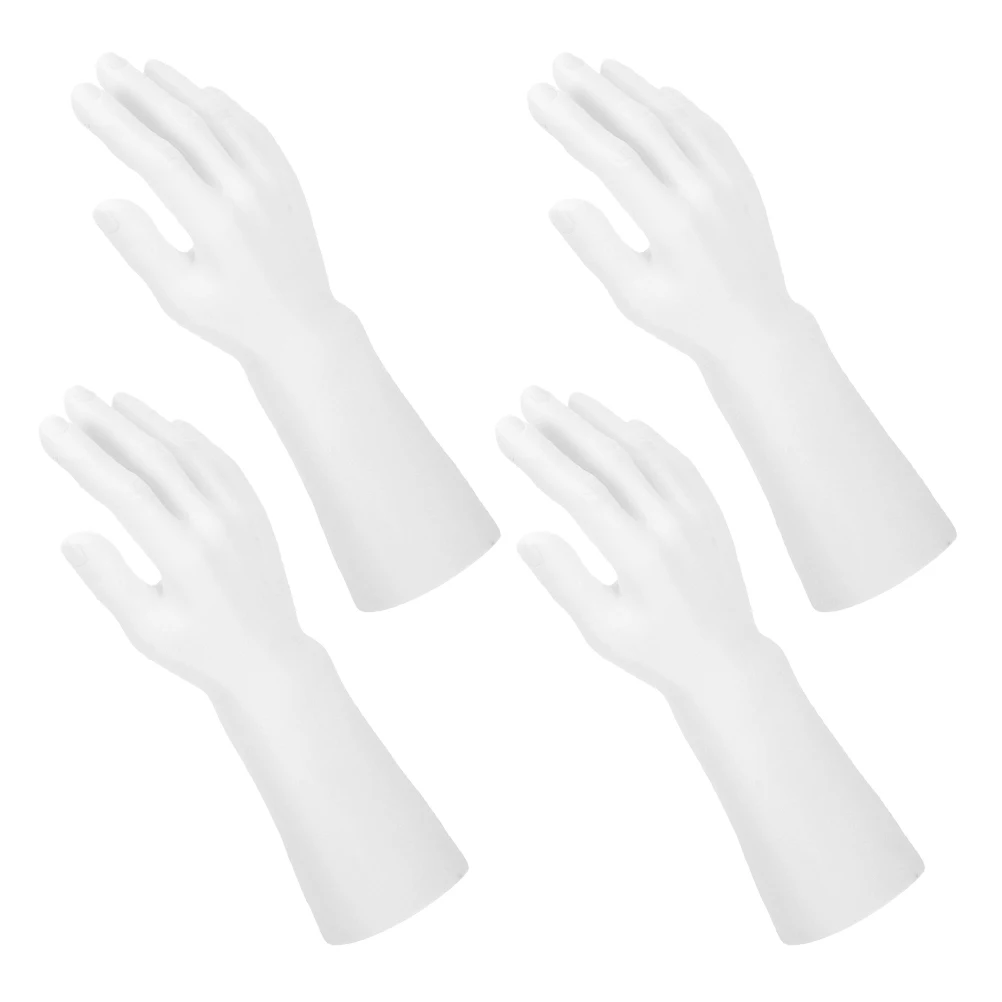 

4Pcs H Gloves Jewelry Display Mannequins Plastic Model Bracelet MultiFunction Mannequin Prop Store Exhibition