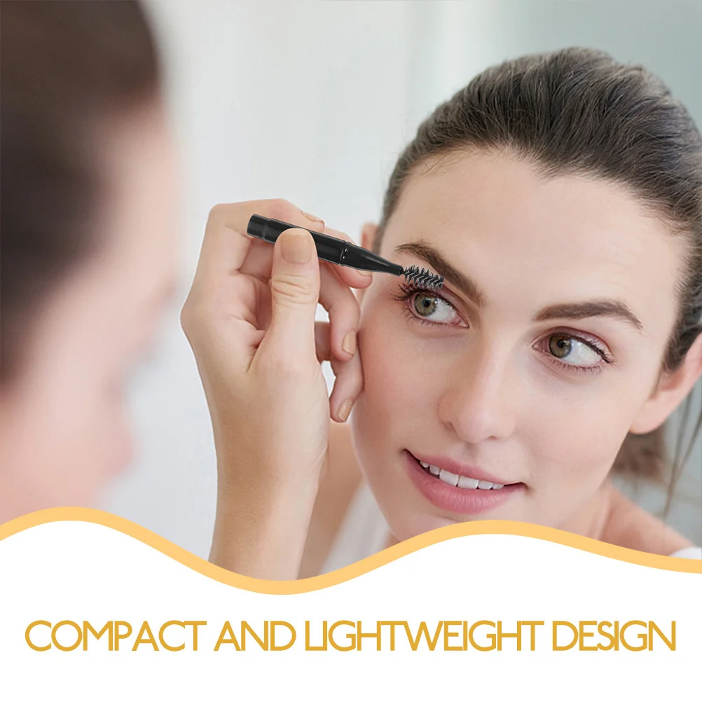 

6pcs Eyebrow Compact Travel Eye Comb Makeup Tools Dual-Ended Eyelashes Brushes Mascara Wand For Brows Combing Eyelashes