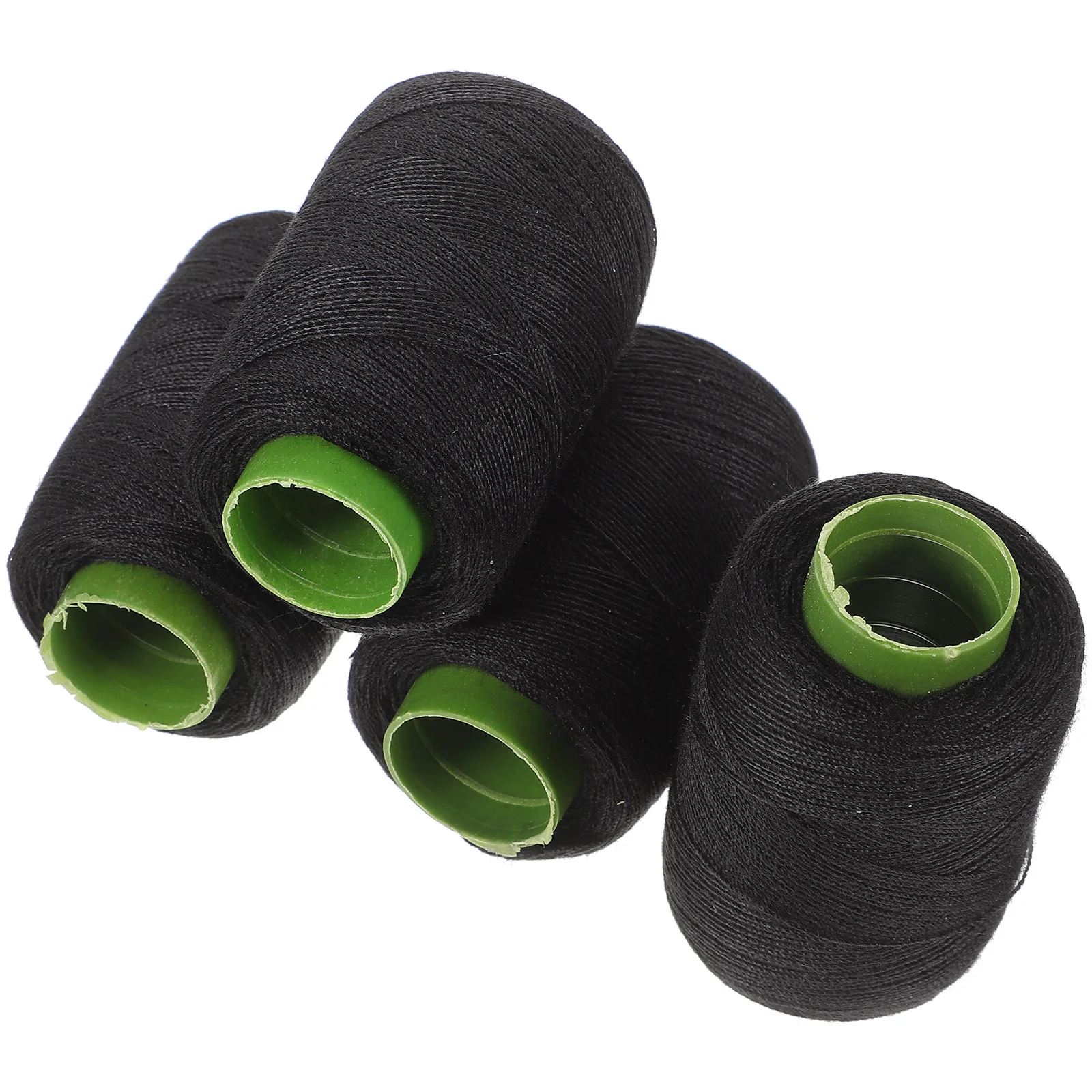 4 قطعة 300 متر/لفة اليد عالية القوة منخفضة الوبر لخياطة المفروشات الخياطة الديكور الستائر الخياطة الموضوع بكرات مخروط #3