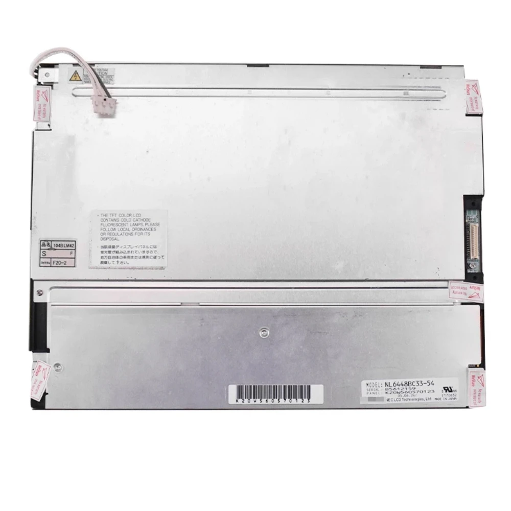 Original 10.4 polegada LCD NL6448BC33-54 NL6448BC33 54 640*480 CCFL TFT Display LCD Original para Equipamentos Industriais