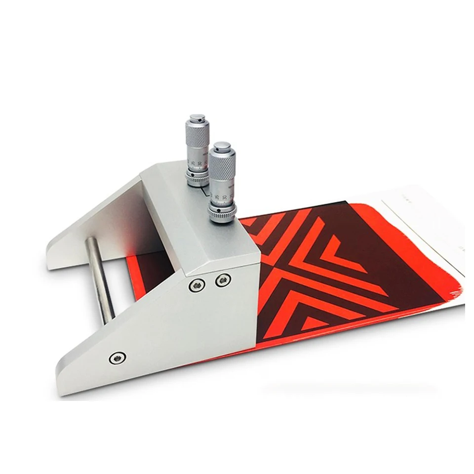 Precision Laboratory Coating Table with Wire-Wound Rods & Glass Plates -Manual Film Applicator Set for Wet Film Preparation CY-1