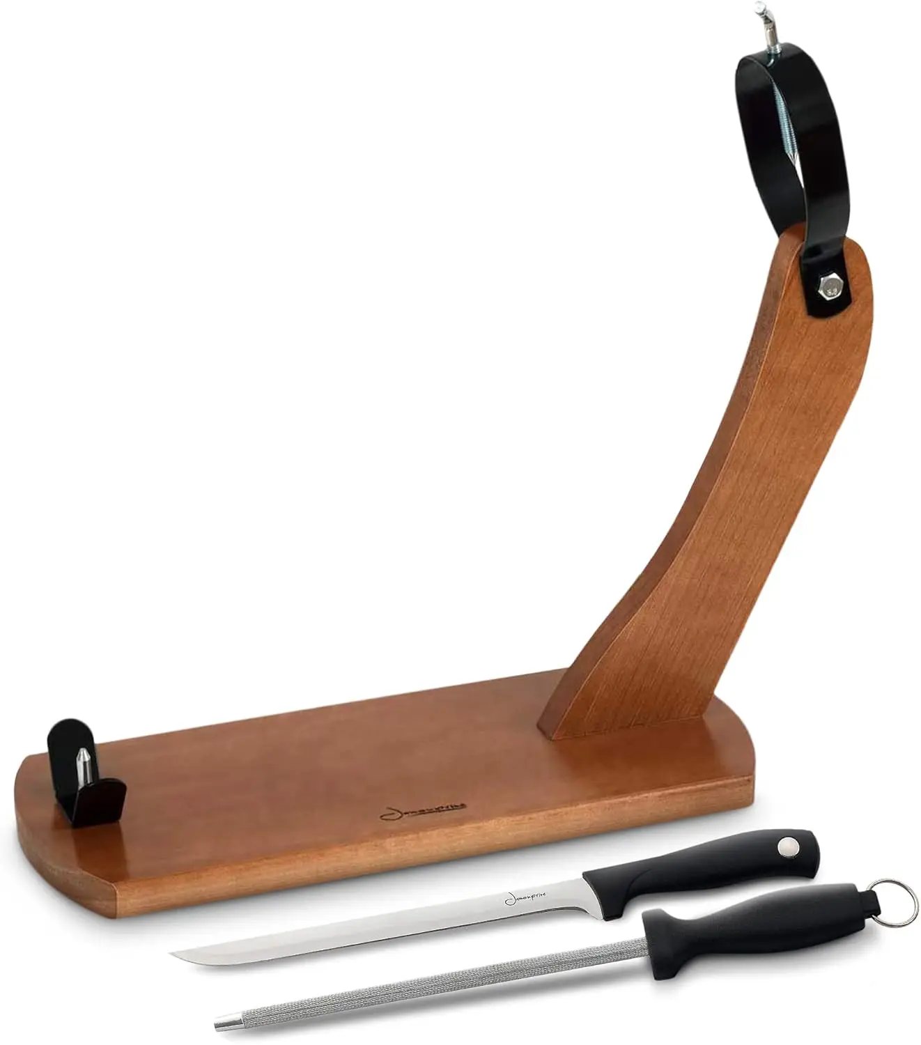 

Premium Wooden Ham Holder for Carving Spanish and Italian Hams - Durable & Easy to Clean