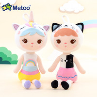 Original Metoo,45cm,Keppel Cat,Fox,Duck,Unicorn Plush Doll,Kid Holiday Gifts,Soft Toys For Baby Sleep