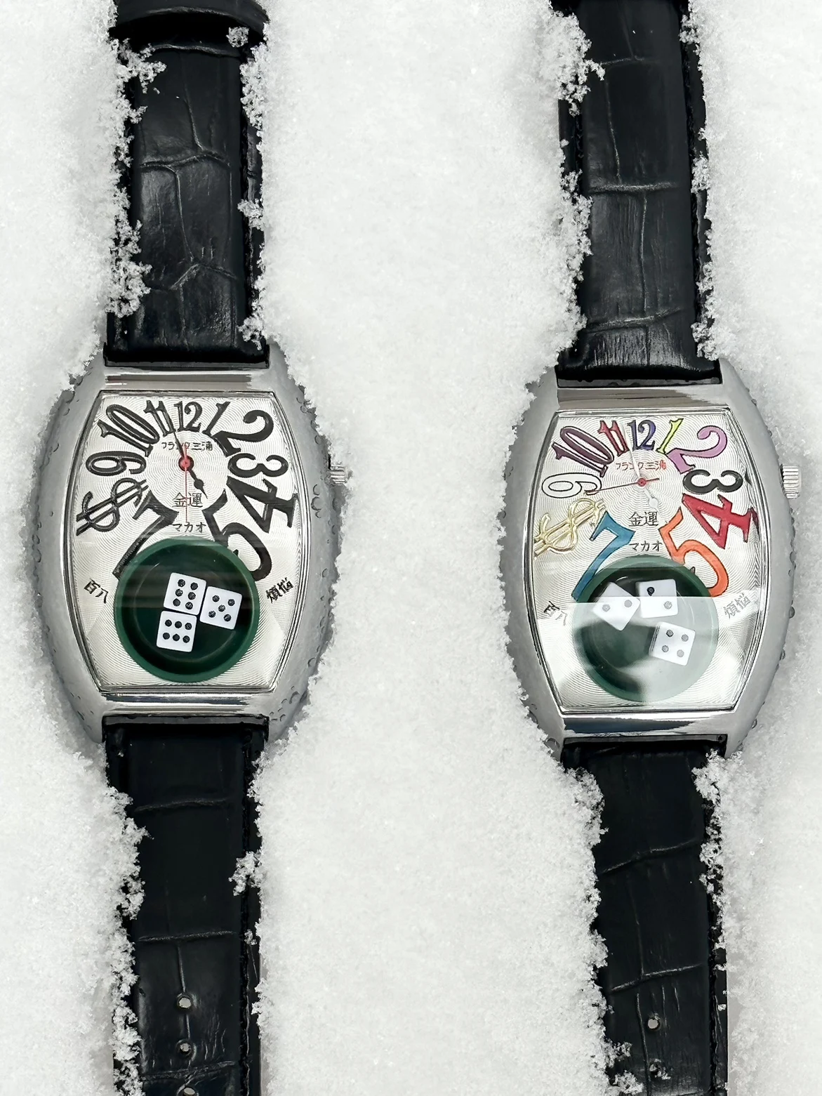 [Spot] Miura Japanese dice watch Vintage watch, niche watch spoof dice watch