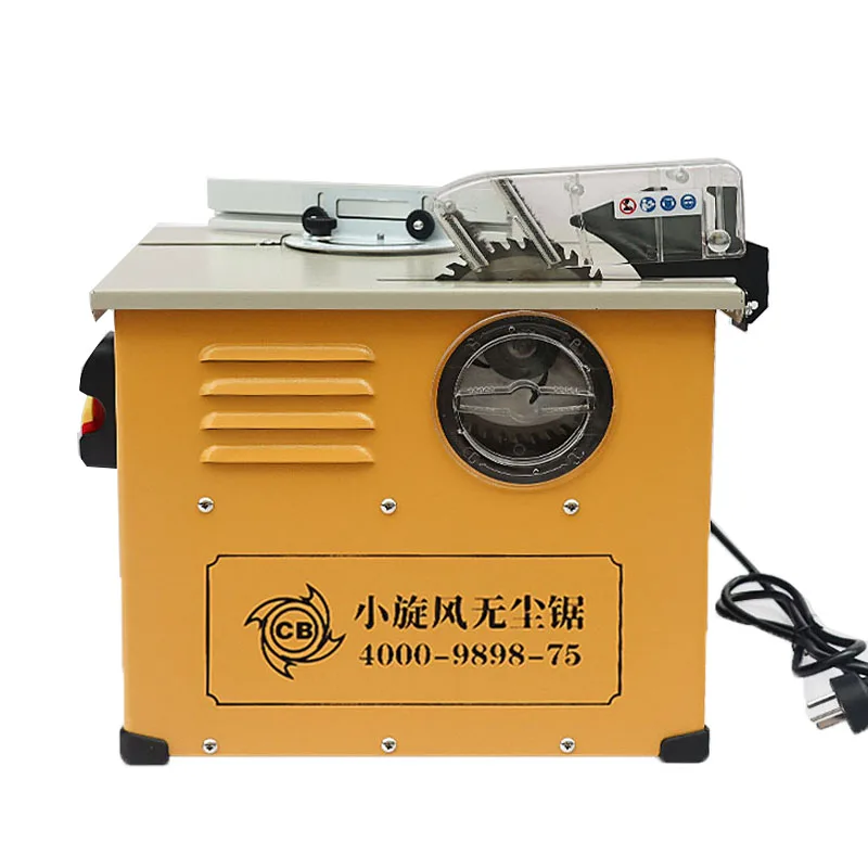 220V 2300W Miniature Woodworking Table Saw Precision Dust-Proof Decoration Cutting Machine Solid Wood Composite Laminate Floor