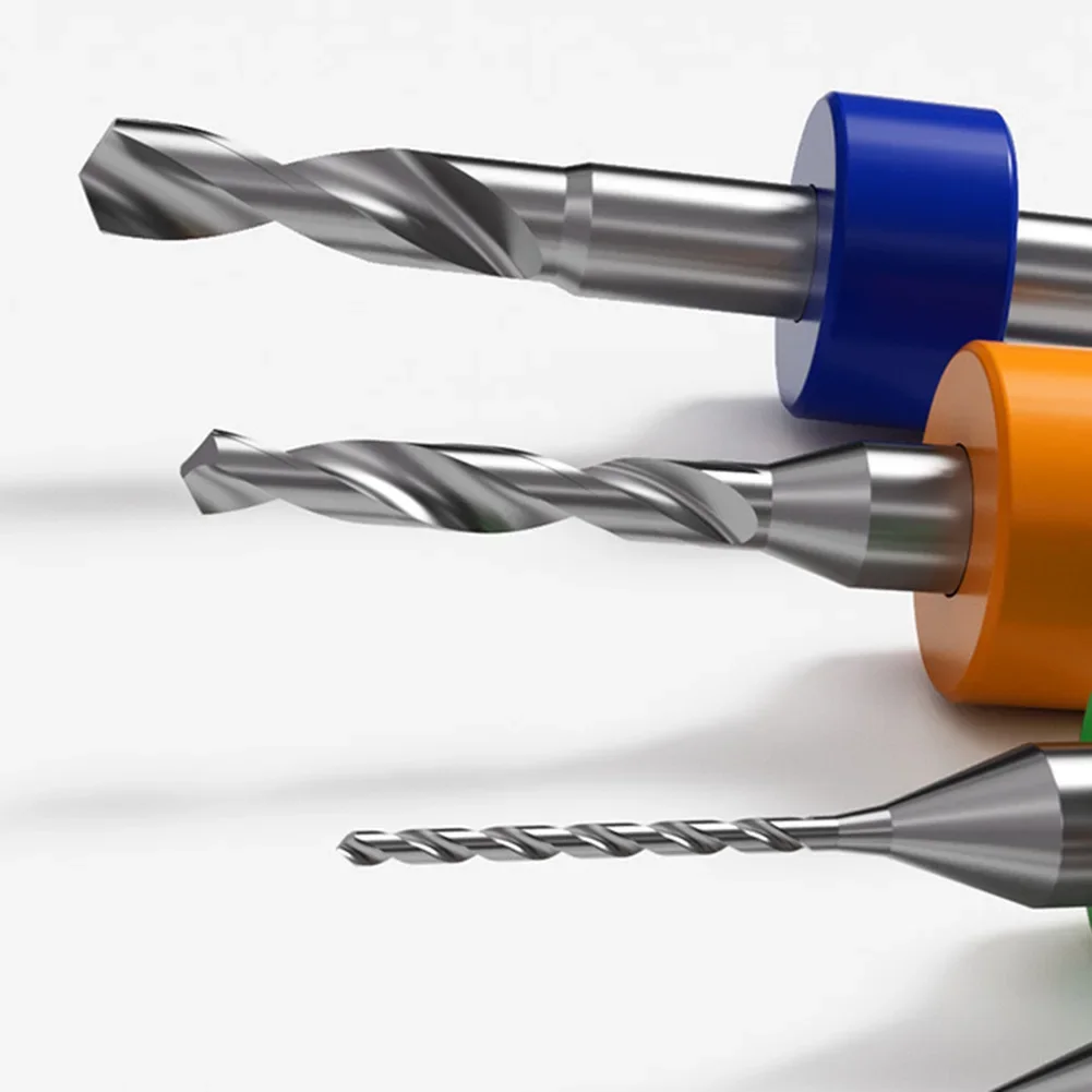 Carbide PCB Drill Bit Set 10PCS For Detailed Circuit Board And Metal Drilling With Improved Stability And Fine Grinding Process
