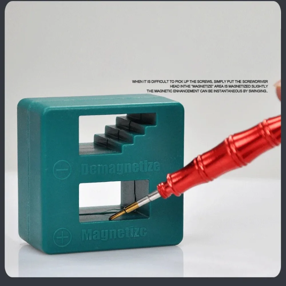 Useful Mini Screwdriver Degausser Portable Powerful Degaussing Tool Fast Magnetizing For Degaussing Magnetic Pick Up Tool