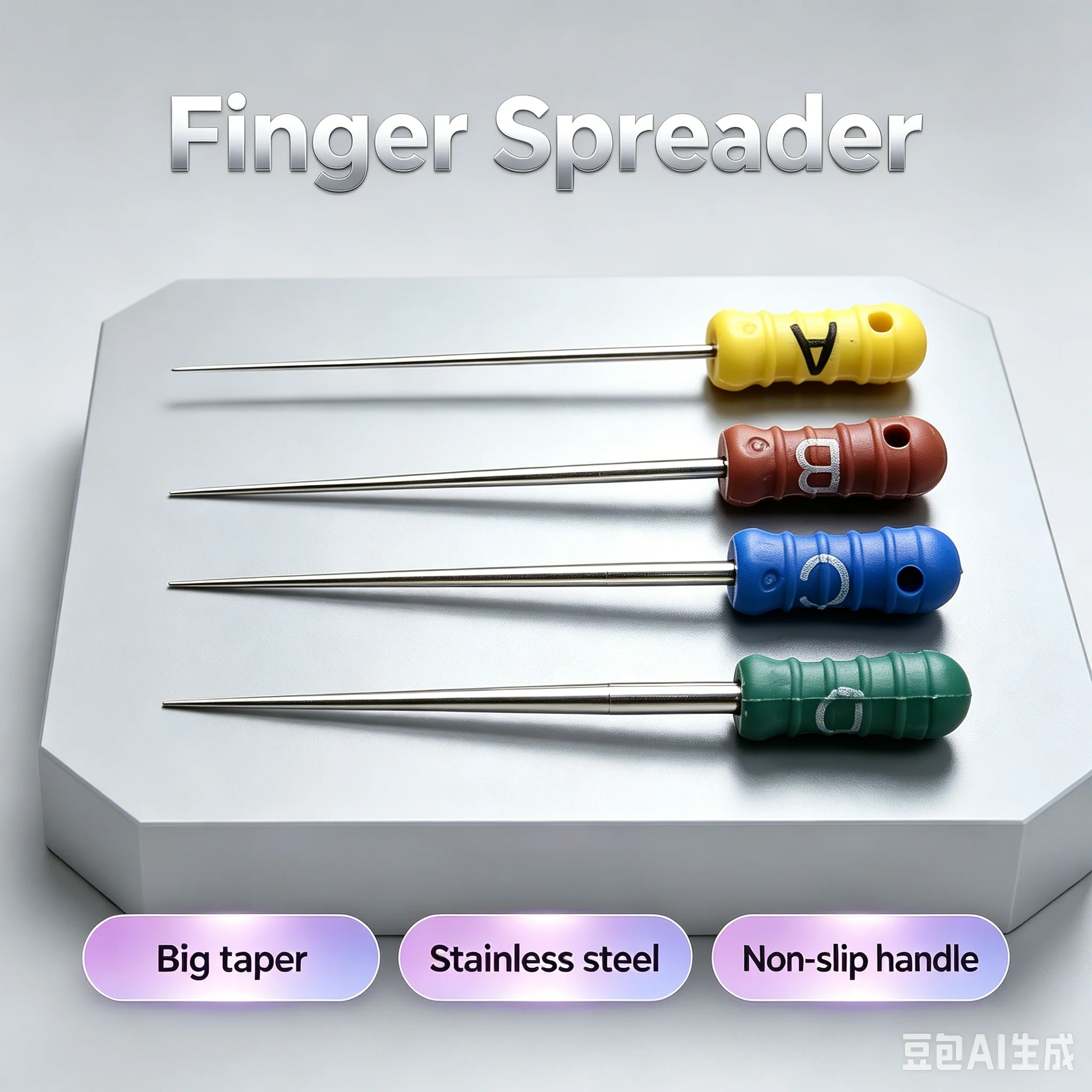 Dental A015 Finger Spreader Endodontic Files Stainless Steel Root Canal  Used Cor Root Cleaning