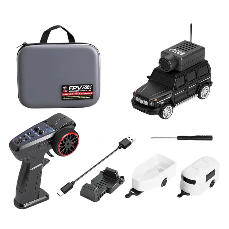 

Best-RC Car 1:64 6406-C FPV VTX Kit Mini Racing Car 2.4G 720P HD Camera App Controlled Photos+Videos+VR Built-In Gyro B