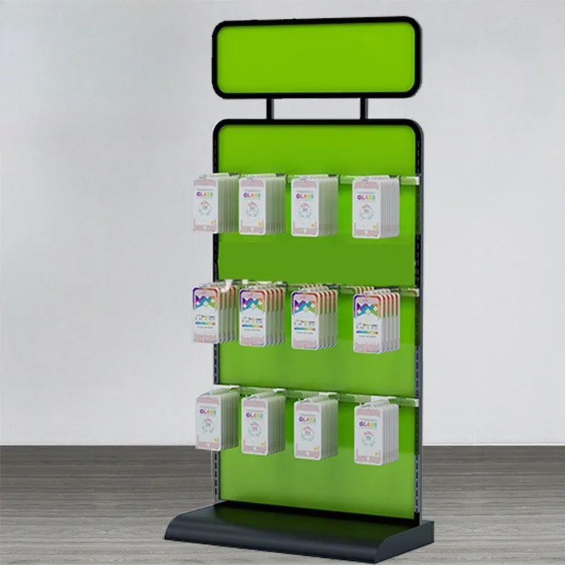 Mobile phone accessories display rack, mobile phone soft case mobile phone film display rack, earphone data cable shelf