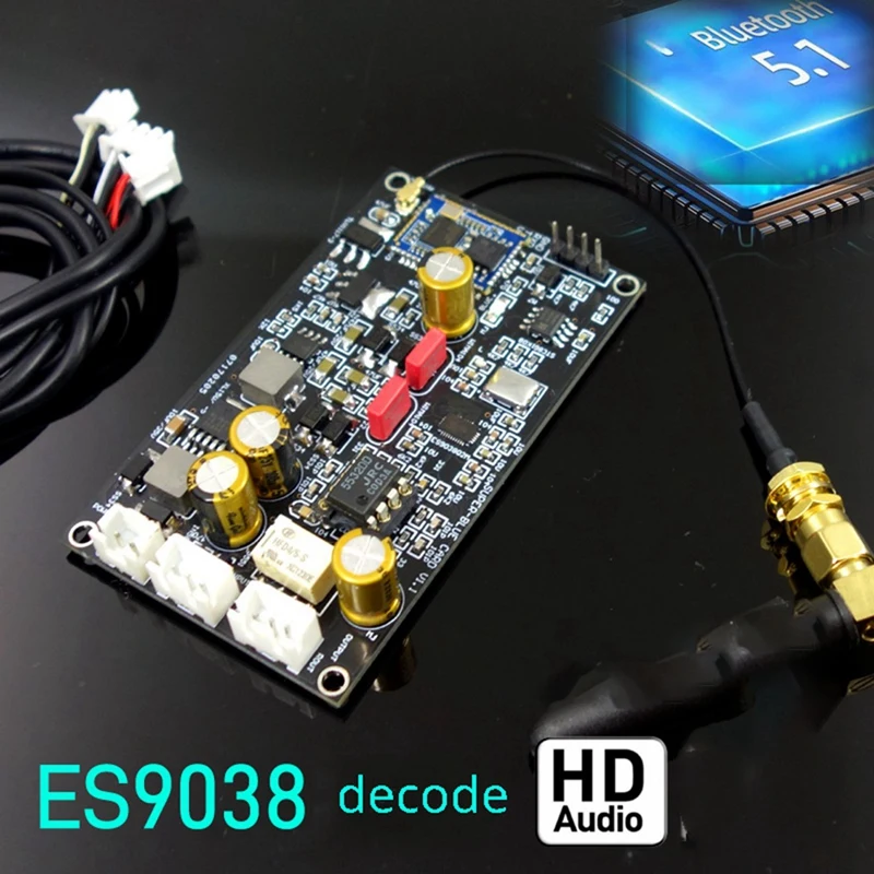 Upgrade Bluetooth 5.3 AK4493S Decoding Module Analog Input Hard Decoding For APTX HD LDAC