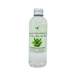 Aloe vera extract, moisturizing, sun protection, antioxidant, oil control, whitening and lightening, promoting skin repair