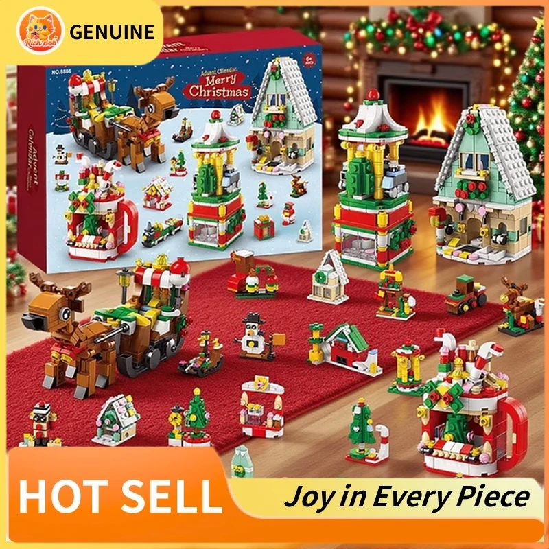 

Genuine Christmas Advent Calendar Surprise Building Blocks Advent Calendar Bricks Diy Children’S Surprise Trendy Gift Kalender