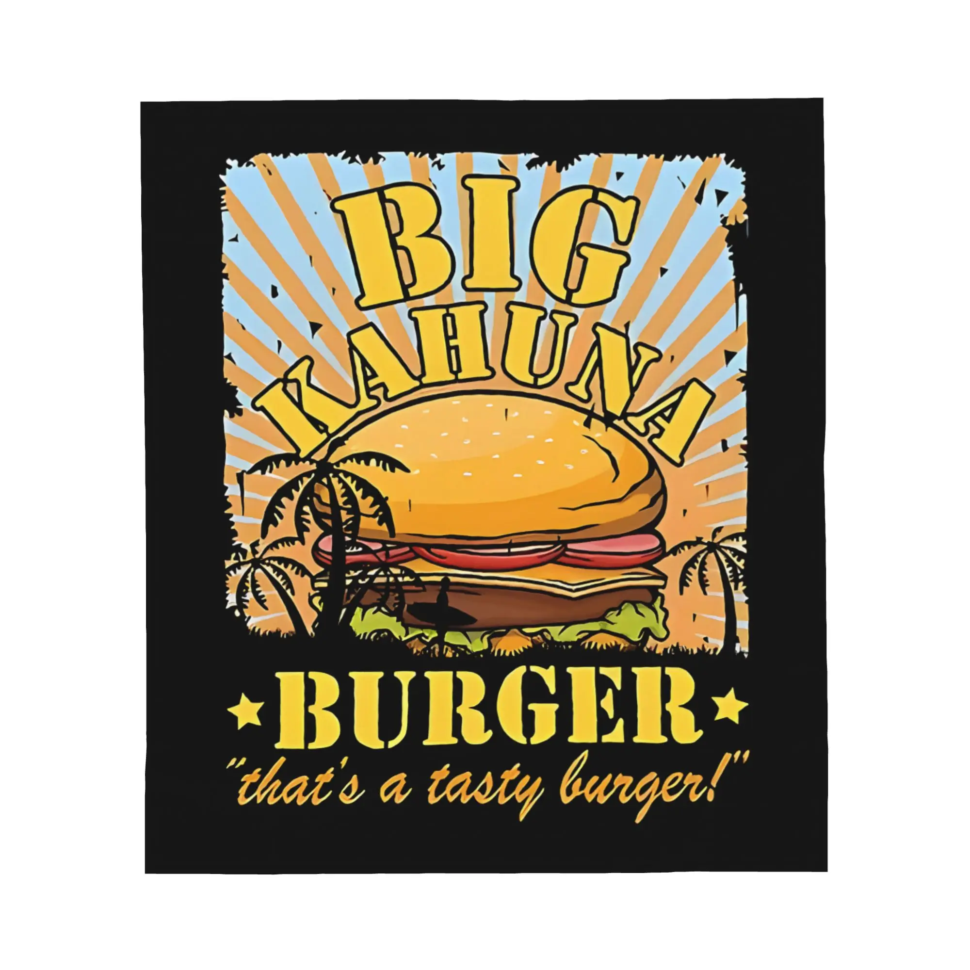 1PC Big Kahuna Burger That's A Tasty Burger Blanket Throw Blanket Novelty Warm Blanket All Season Gift