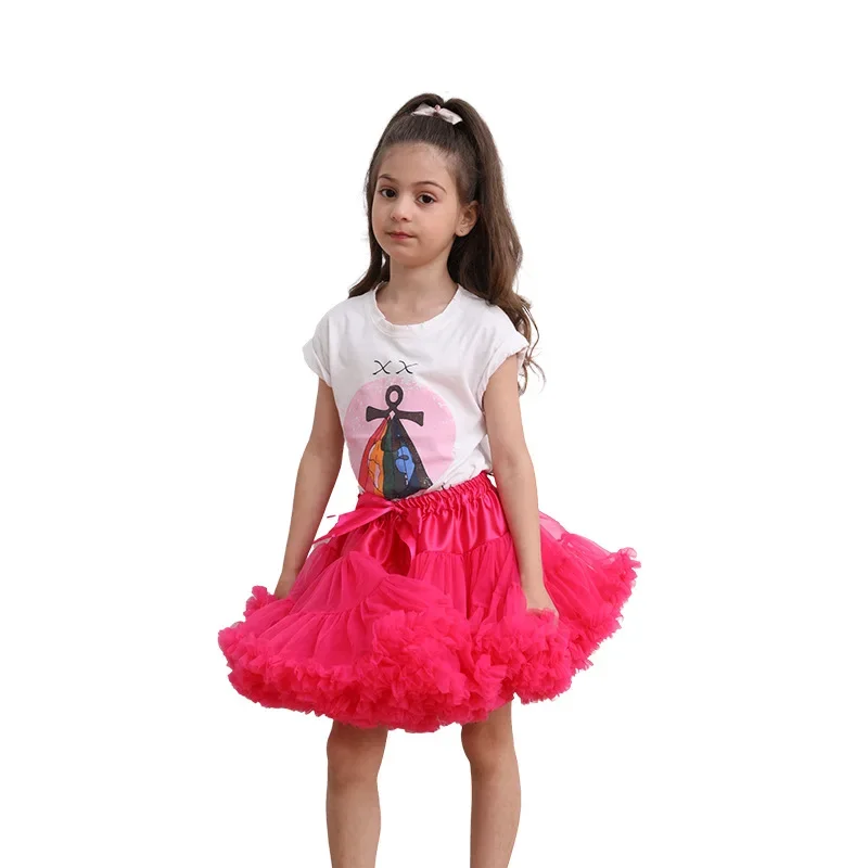 Lush Small Baby Girls Tutu Skirt for Kids Children Puffy Tulle Skirts for Girl Newborn Party Princess Girl Clothes 1-15 Years