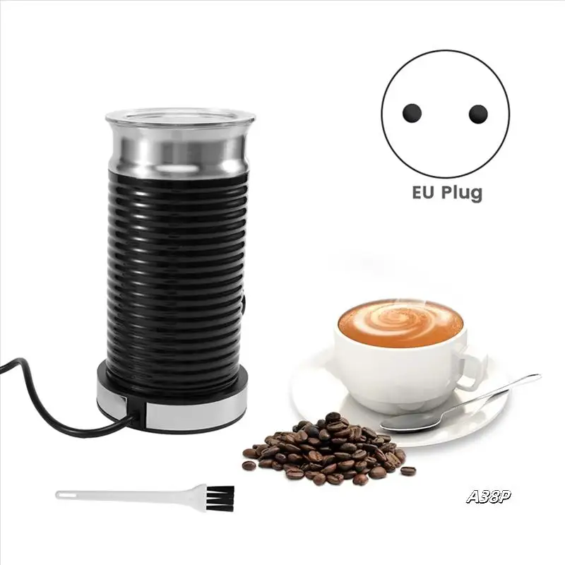 

Automatic Hot And Cold Milk Frother Home Cappuccino Coffee Machine Matching Coffee Flower Electric Milk Frother EU Plug