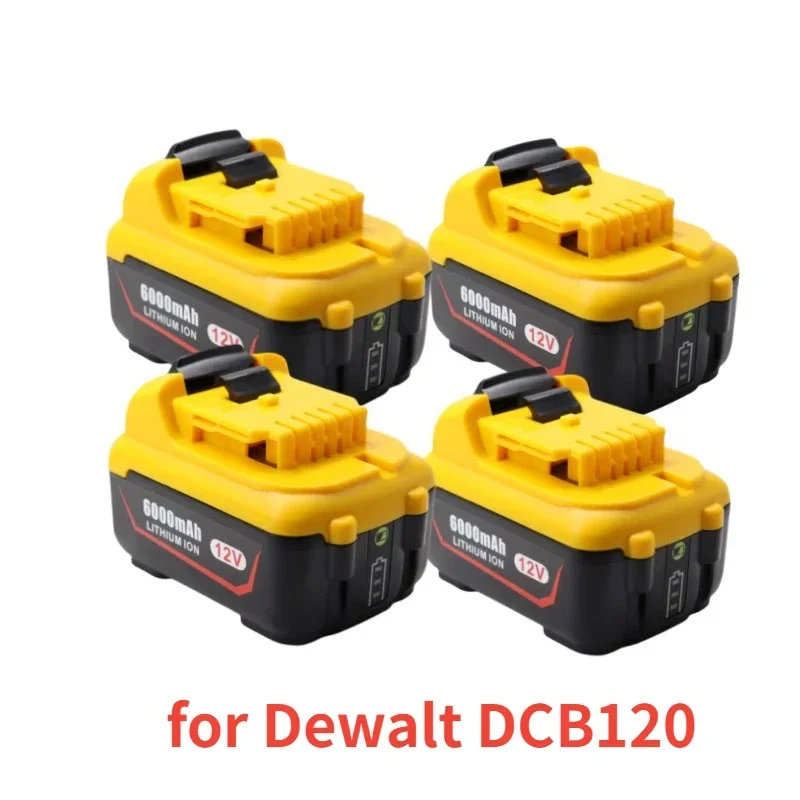 

For Dewalt 6.0Ah Replacement DCB120 Lithium-ion Batteries 12V 3Ah Battery DCB123 DCB125 DCB124 DCB122 DCD710 Power Tools Battery