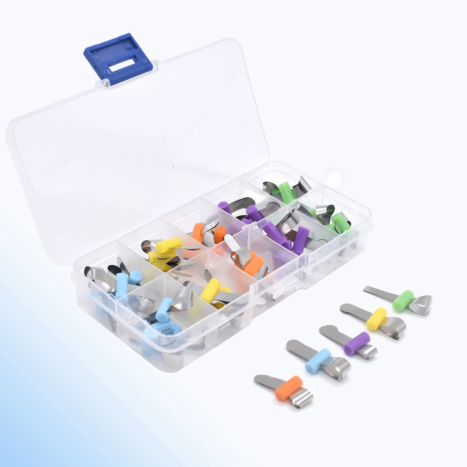 

50Pcs Automatrix Dental Matrix Bands with Locker Dental Matrix Matrices Sectional Matrix for Tablets