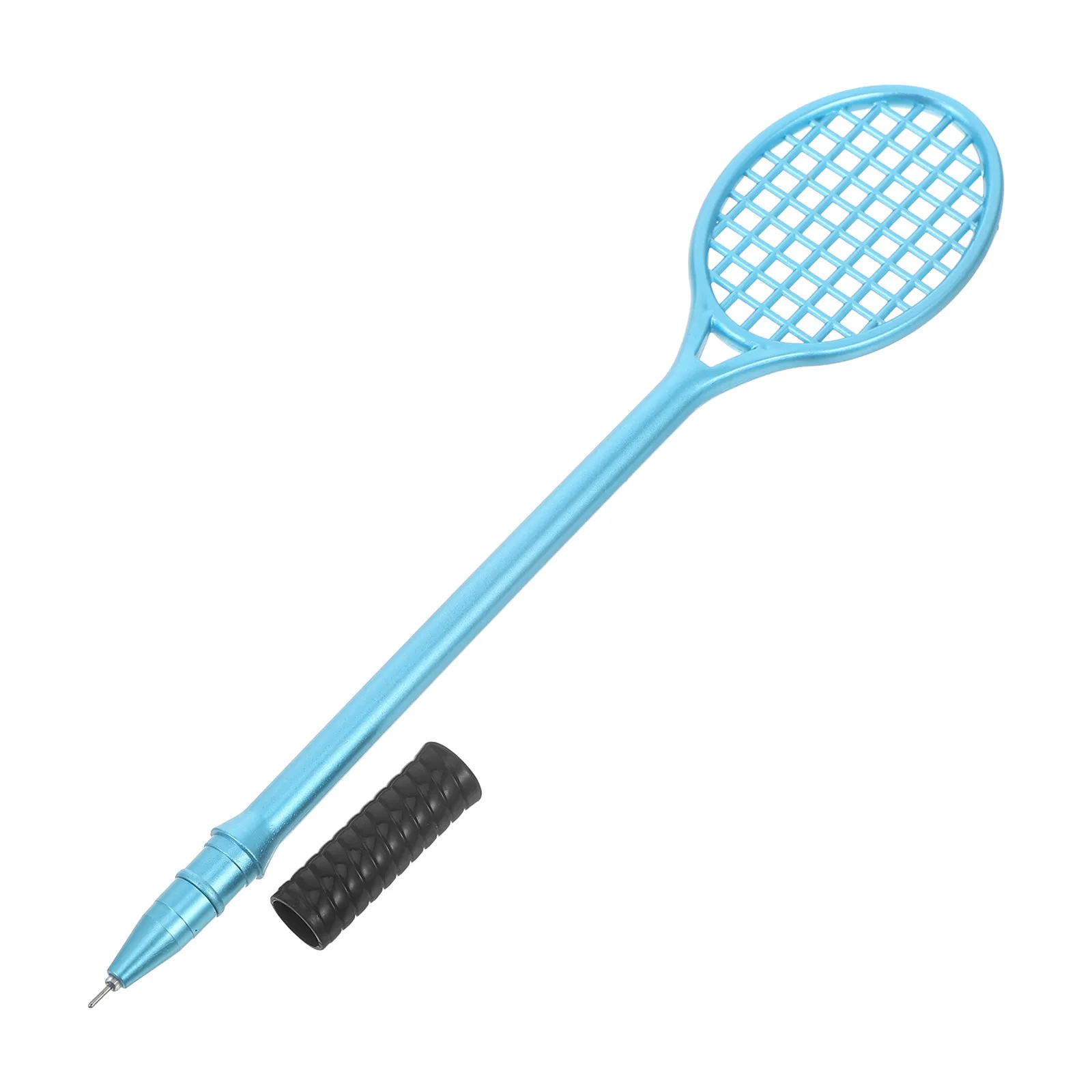 

0.5mm Fine Point Badminton Racket Gel Pens Black Ink Non-Toxic Lovely Pretty Reliable Office School Writing Drawing Stationery