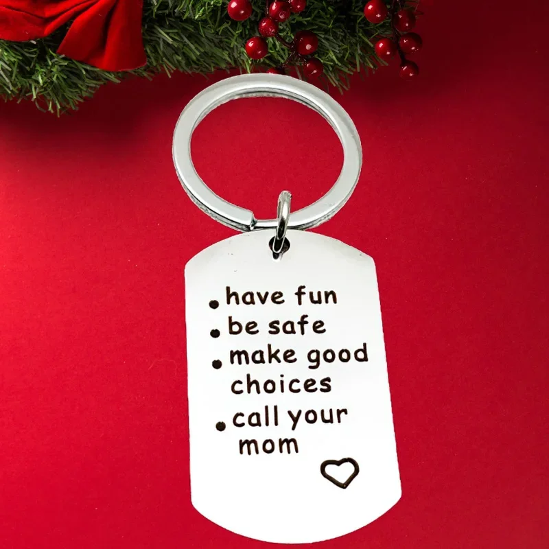 Hot Graduation Gifts Keychain Pendant  New Driver Sweet 16 Birthday Key Chains Keyrings Have Fun Be Safe Make Good Choices