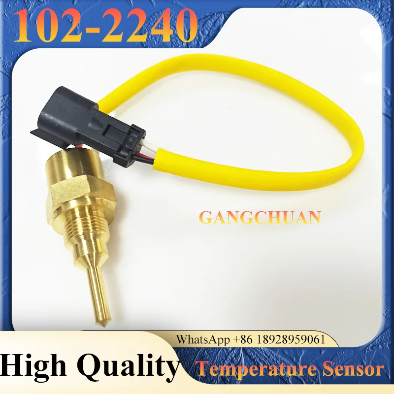 

High Quality 102-2240 1022240 Temperature Sensor for Caterpillar CAT 313D2 345B L 323D L 385B 320D 5230B Excavator Spare Parts