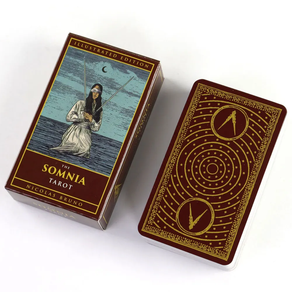 The Somnia Tarot Oracle Card Leisure Fortune Divination Party Entertainment Chess Card Game Tarot 80 Card Deck