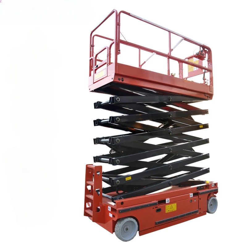 Gilles electro-hydraulic elevator self-propelled scissor lifting platform for high altitude climbing operation platform