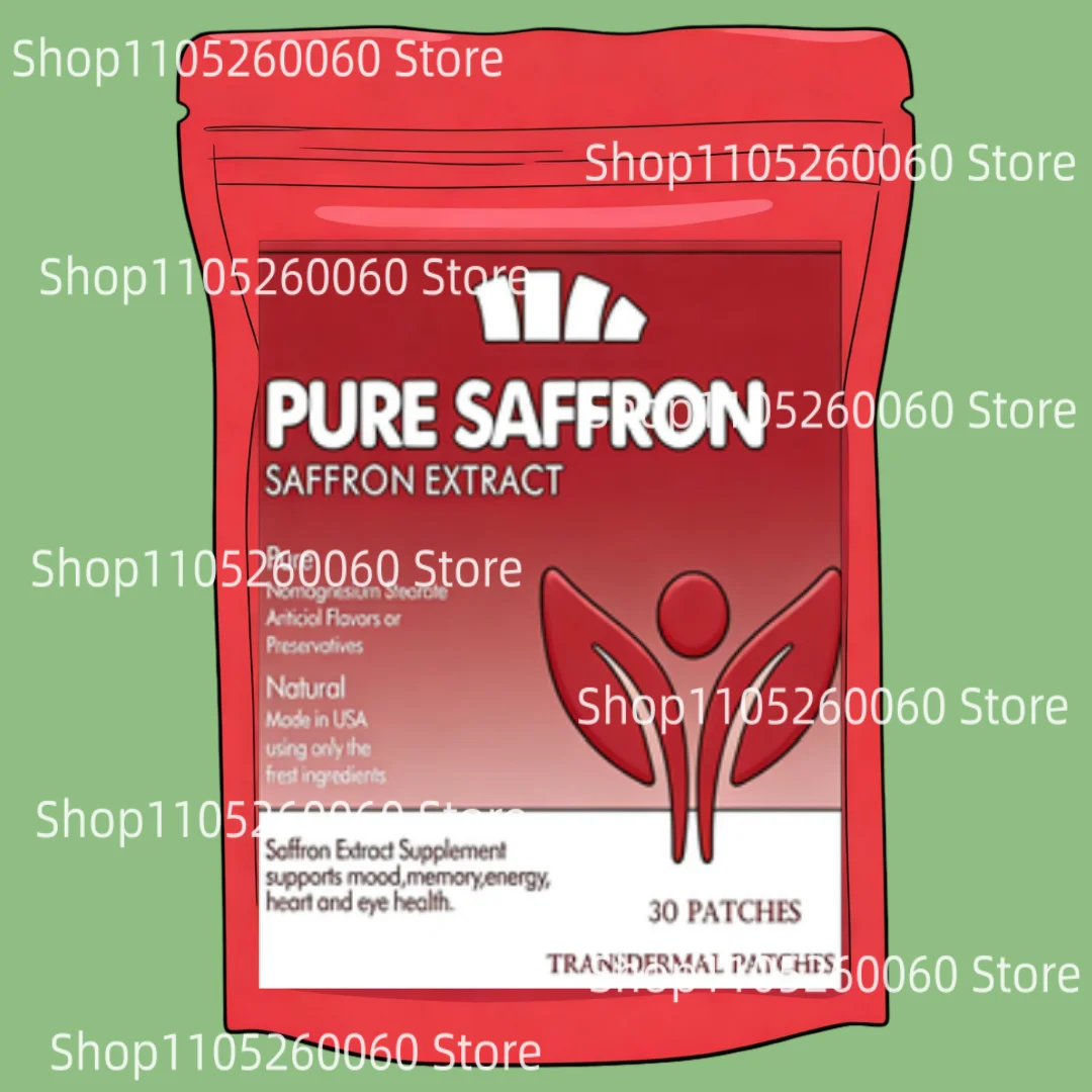 Saffron Transdermal Patches Helps Support Optimal Mood, Energy And Metabolism 30 Patches