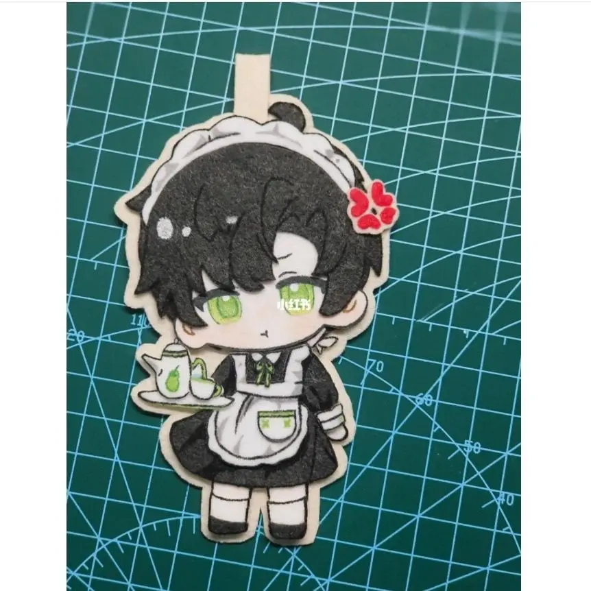 Аниме Love and Deepspace Zayne косплей милый нетканый тканевый брелок кулон рюкзак кулон сумка украшения подарок Аниме Love and Deepspace Zayne косплей милый нетканый тканевый брелок кулон рюкзак кулон сумка украшения подарок