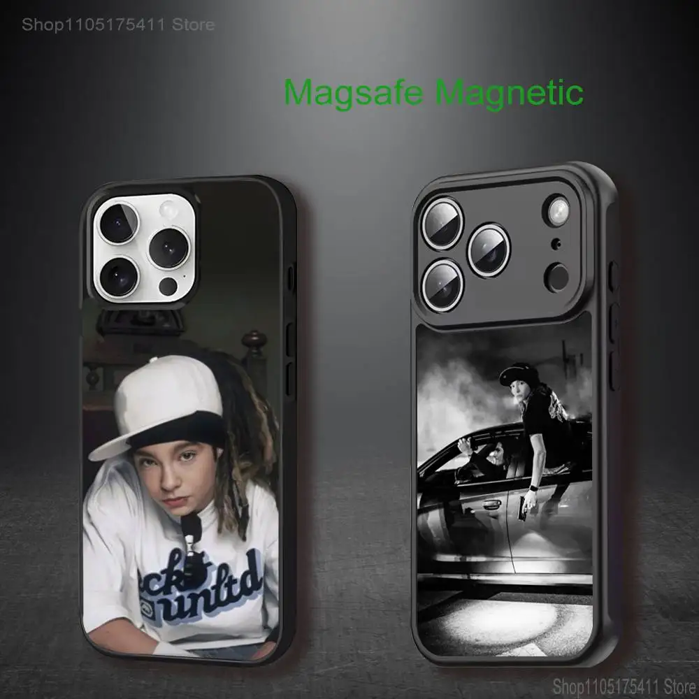 

Singer T-Tom B-Bill Kaulitz Phone Case For iPhone17,16,15,14,13,12,11,Pro,Max,Plus,Mini,SE4,E Magnetic Magsafe Wireless Charging