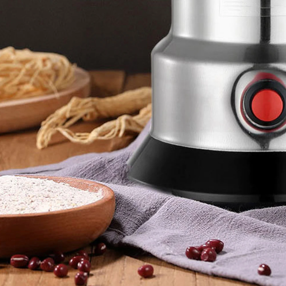 

Home Use Stainless Steel Food Grinder High Power 300W Processor Grain Bean Powerful Machine Household Kitchen Bar Tools