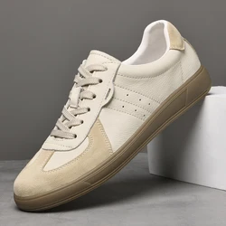 Herren Turnschuhe Echt leder Freizeit schuhe für Herren hochwertige Skateboards chuh Herren Wohnungen Training Tenis Zapatillas Hombre