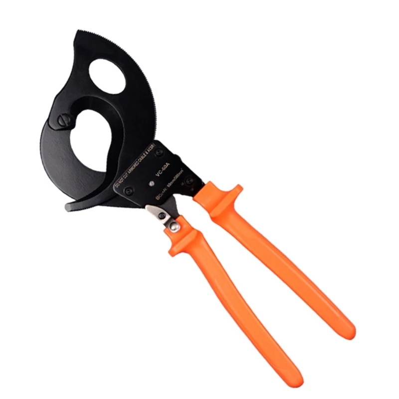 Professional Ratcheting Cable Cutter Precise Cutting Lightweight Design Cutting Pliers Comfortable Grip Strong Build