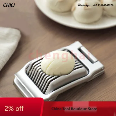 Stainless Steel Egg Slicer, Egg Wedger & Slicer,  Kitchen Gadget for Preserved Cutting