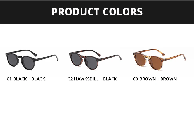 Retro Runde Polarisierte Sonnenbrille Männer Frauen Klassische Geschenke Sonnenbrille Männliche Mode Alle Jahreszeiten Driving Shades – Detail 6