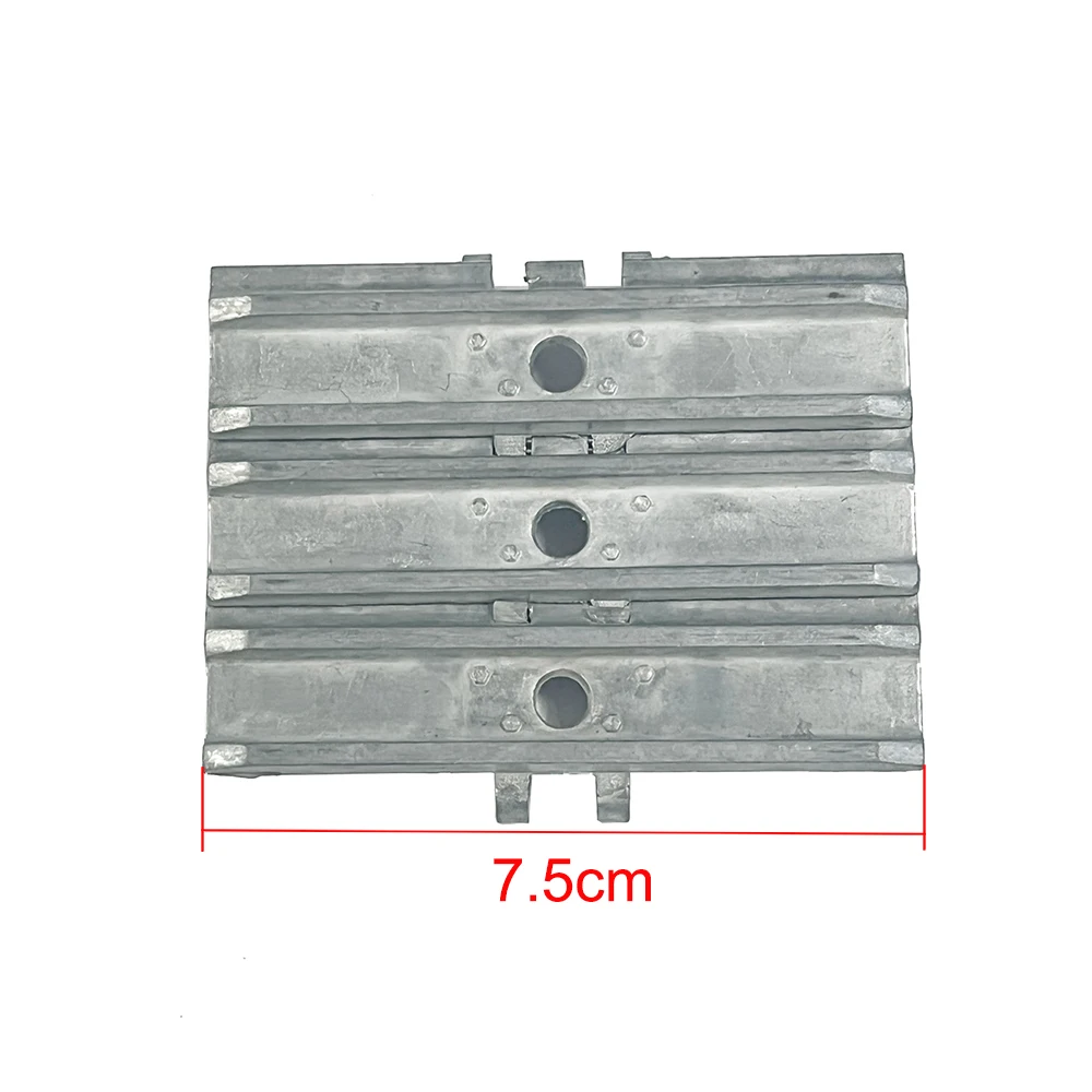 Aluminum Alloy Track 1/10 1/12 1/14 Used for Hydraulic Excavator Model Metal Track Shoes Track Plate Chain Rail Plate