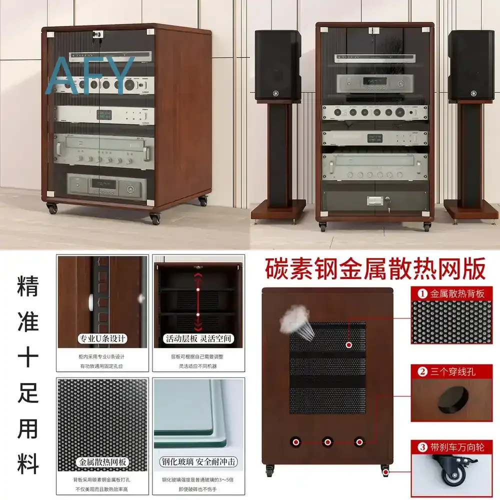Supreme Edition Solid Wood Amplifier Cabinet for Home Audio System for Mobile Equipment for Professional Studio Monitor
