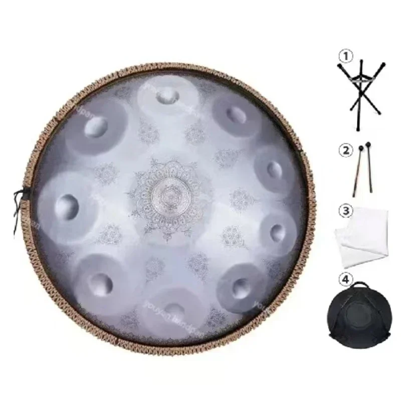 

432/440Hz 9/10/12 notes D minor Steel tongue drum authentic handpan drum professional yoga meditation beginnings percussion