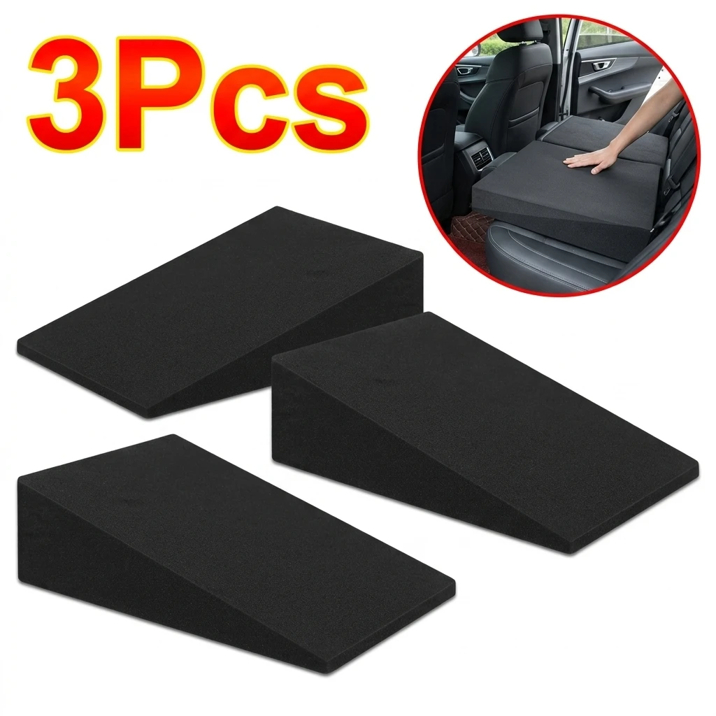 Car Seat Cushion Car Leveling Pad Sponge Filled Flattening The Rear Seats Of The Car With Sleeping Mats Fit Automotive Interior