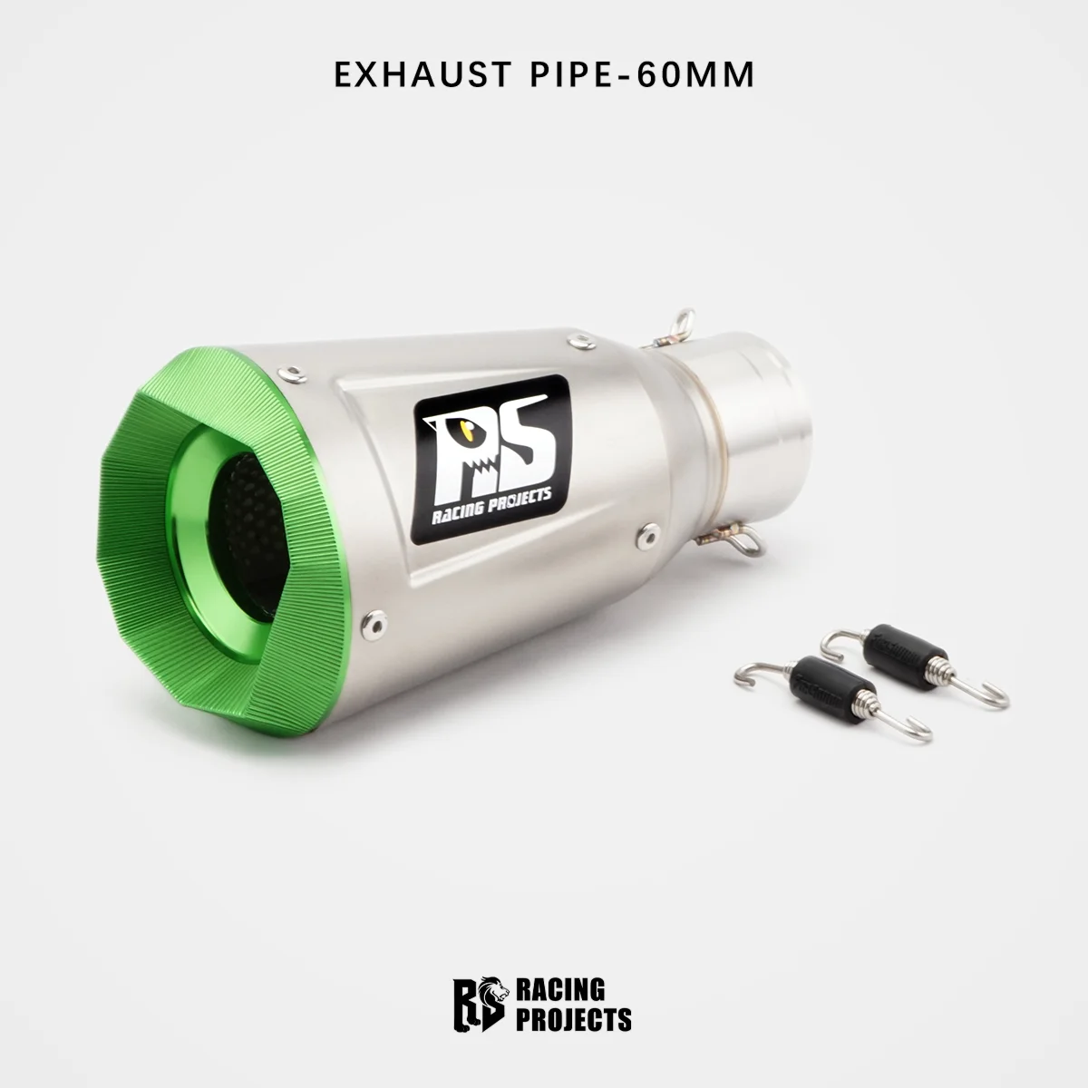 

RS мотоциклетный универсальный глушитель 51 мм 60 мм с для GSX8S CB400F MT03 DUKE1290 NSS750 XSR155 NMAX CBR650R ZX6R PCX