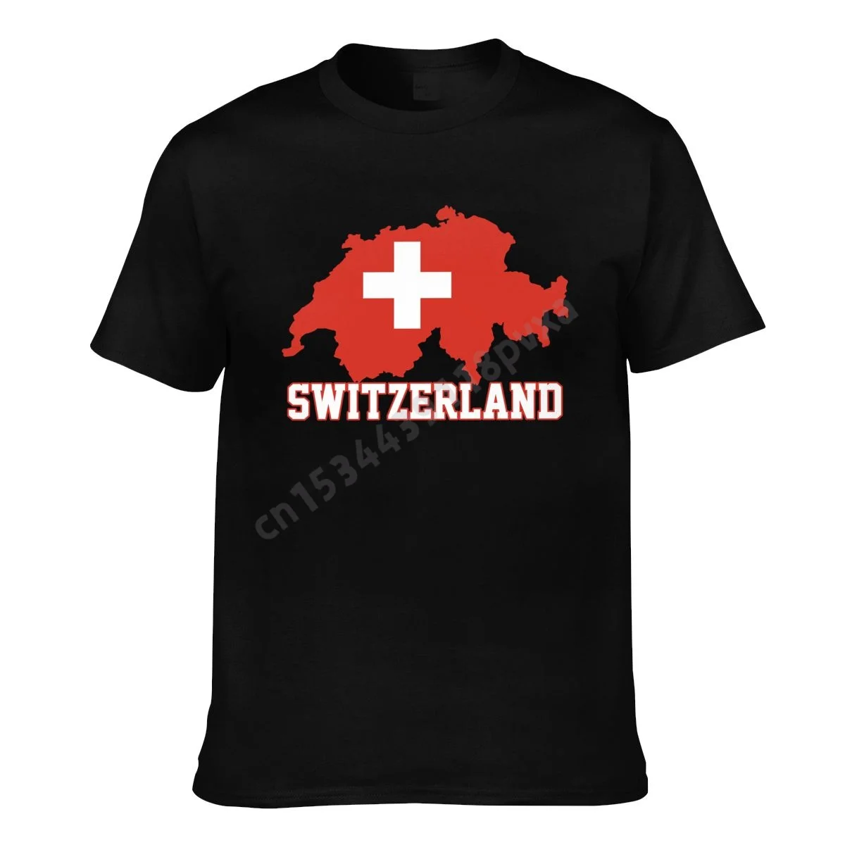 Switzerland Flag Swiss Country Map IT'S IN MY DNA Men Women T-shirt Boys Tees T Shirt Hip Hop Tshirts XS-5XL 100% Cotton