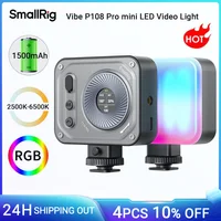 SmallRig Vibe P108 Pro Mini luz de vídeo RGB, luz de cámara Led portátil para fotografía, 12 efectos para Sony YouTube Vlogging 4661