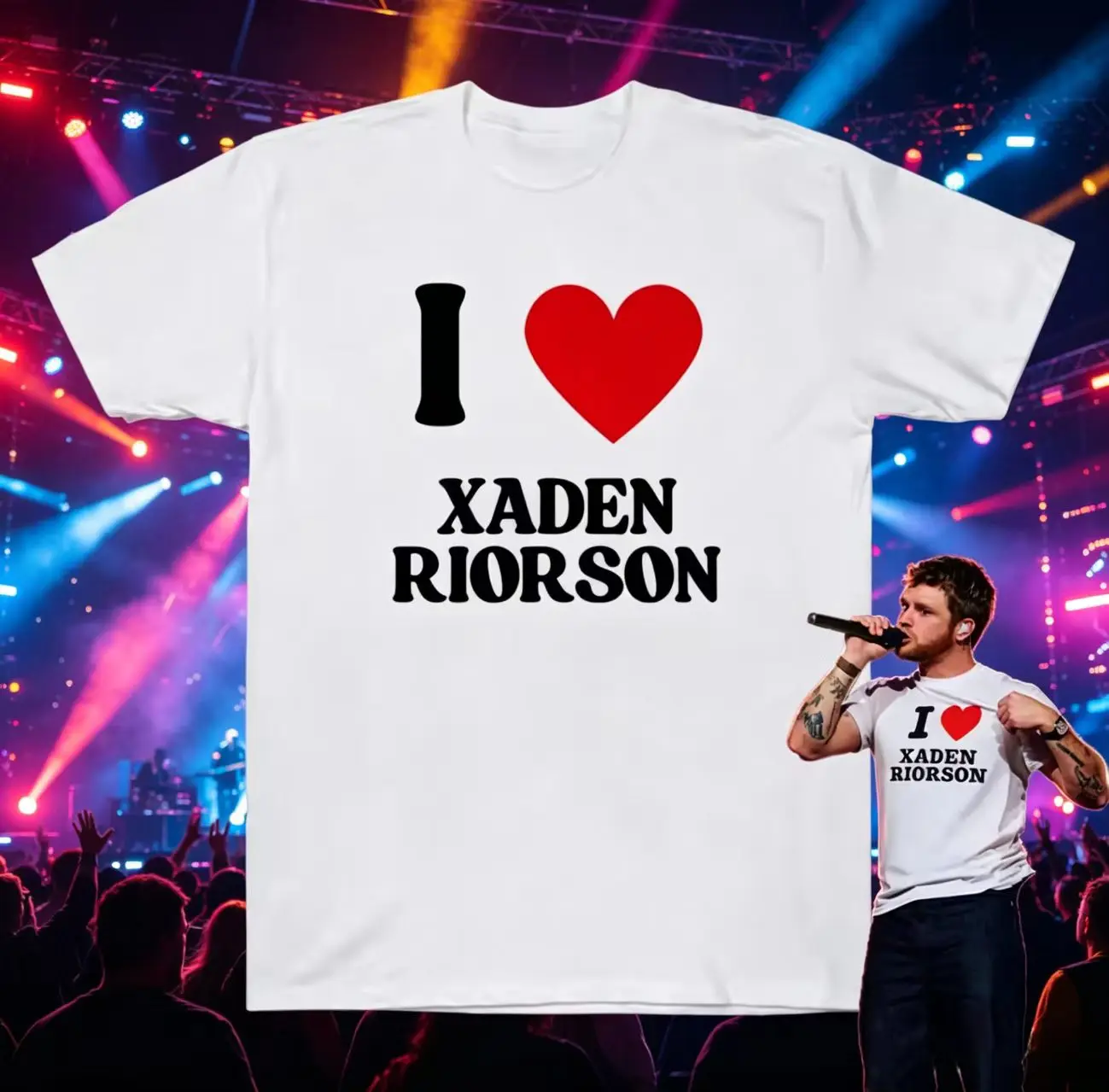 I Love Xaden Riorson Pure Cotton Tees AlexWarren Same Style Peripheral T-shirt Simple Letter Print T Shirt Women Men's Streetwea