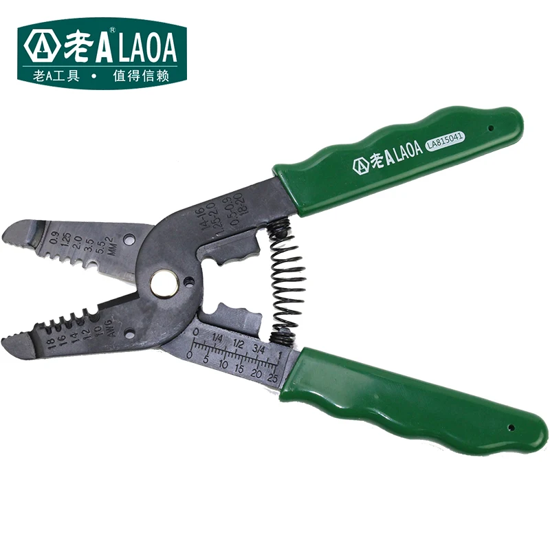 LAOA Multi-funzione 7 in 1 Wire Stripper ad alta resistenza SPHC Materiale Pinze di Piegatura di Marca Electric tool