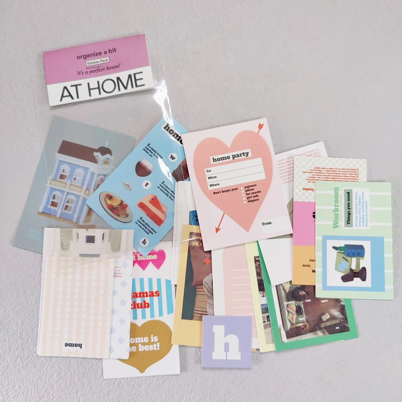 شخصيات Oab الكورية 202Hosil مجلة ذات المناظر الطبيعية الخلابة الرجعية سكرابوكينغ المواد الزخرفية خليط ورقة حقيبة/