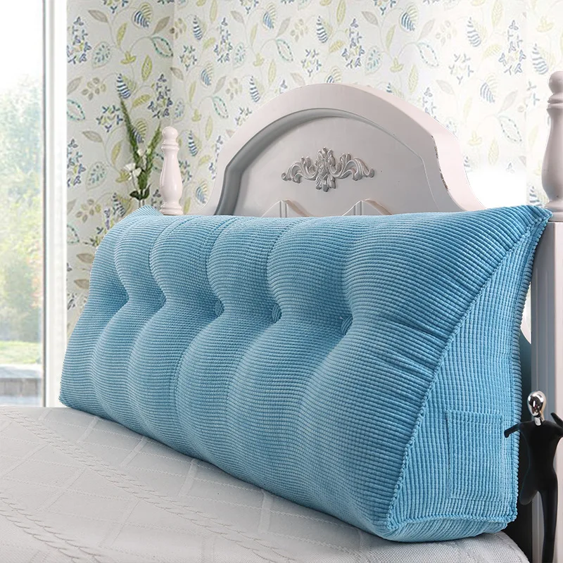 Reading Pillow for Phone Use Bed Headboard Cushion Backrest Pillow Soft Bed Backrest Bag Back Cushion Pad Back Headboard